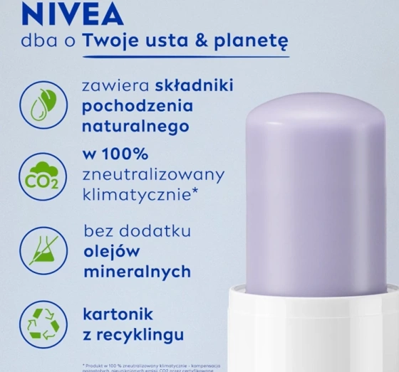 NIVEA pielęgnująca nocna pomadka do ust Overnight Care 4,8 g