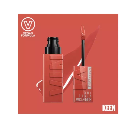 Maybelline Superstay Vinyl Ink winylowa pomadka do ust 125 Keen 4,2 ml
