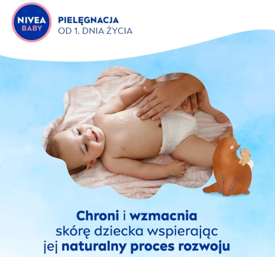 NIVEA BABY mleczko nawilżające delikatna pielęgnacja dla dzieci 500 ml