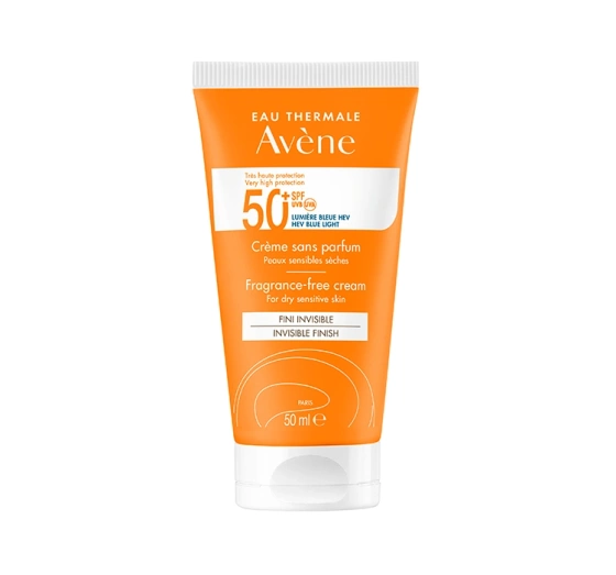 Avène krem bez zapachu SPF50 Invisible skóra sucha i wrażliwa 50 ml