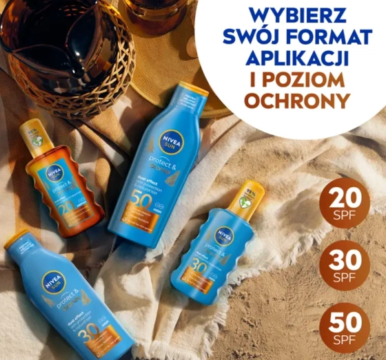 NIVEA SUN Protect&Bronze balsam aktywujący opaleniznę SP30 200 ml