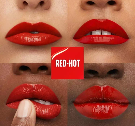 Maybelline Superstay Vinyl Ink winylowa pomadka do ust 25 Red-Hot 4,2 ml