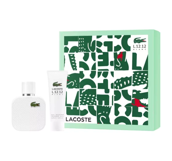 Lacoste L.12.12. Blanc woda toaletowa spray 50 ml żel pod prysznic 50 ml