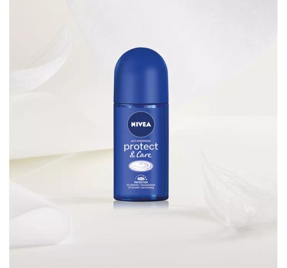 NIVEA Protect&Care antyperspirant roll-on dla kobiet 50 ml