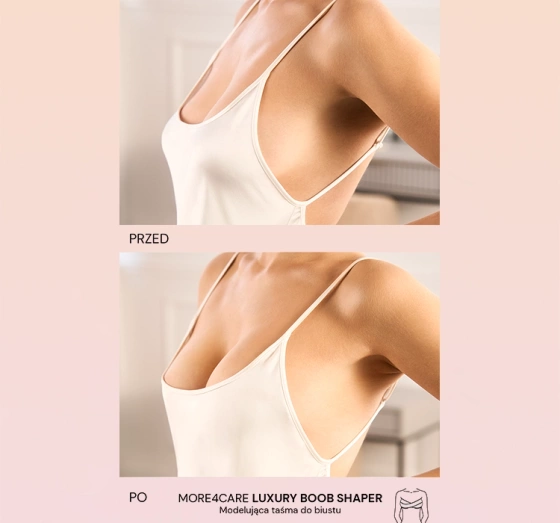 More4Care Luxury Boob Shaper modelująca taśma do biustu Nude Beige