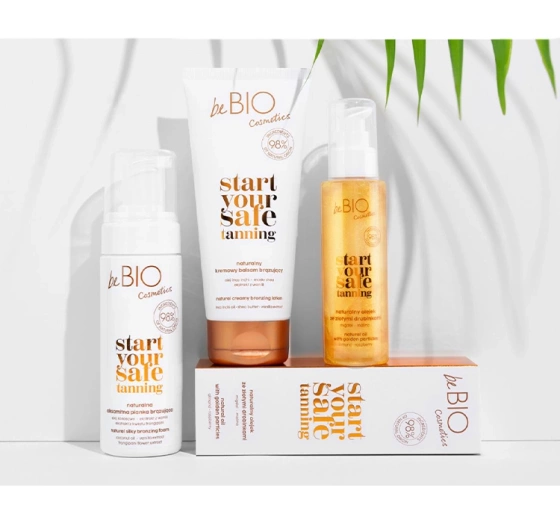 Bebio Start Your Safe Tanning naturalna aksamitna pianka brązująca 150 ml