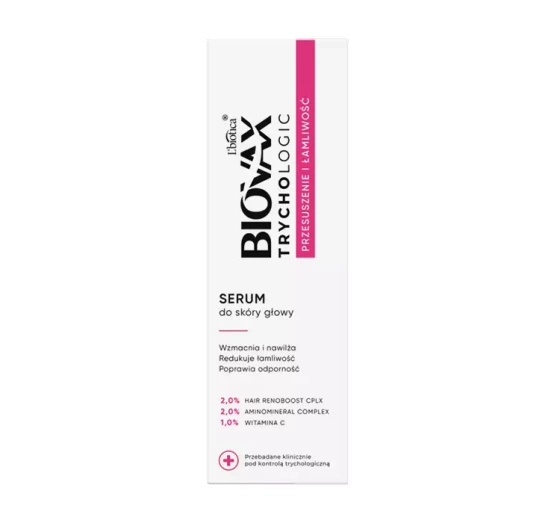 Biovax Trychologic Przesuszenie i Łamliwość serum do skóry głowy 50 ml