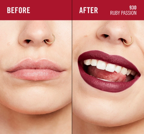 RIMMEL LASTING MEGA MATTE MATOWA POMADKA 930 RUBY PASSION 7,4ML