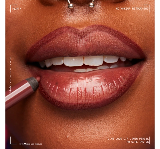 NYX Professional Makeup Line Loud Lip Pencil konturówka do ust 35 No Wine-Ing 1,2 g