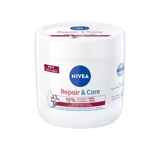 NIVEA Repair&Care krem nawilżająco-regenerujący do ciała, twarzy i dłoni 400 ml