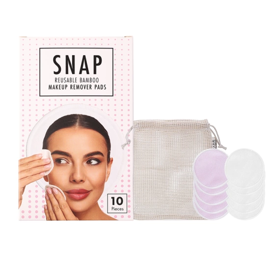 Sister Young Snap wielorazowe płatki kosmetyczne 10 sztuk woreczek