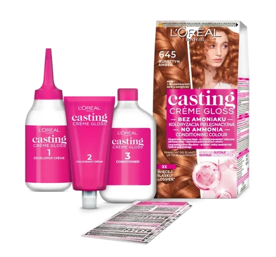 L'Oréal Paris Casting Créme Gloss farba do włosów 645 Bursztyn
