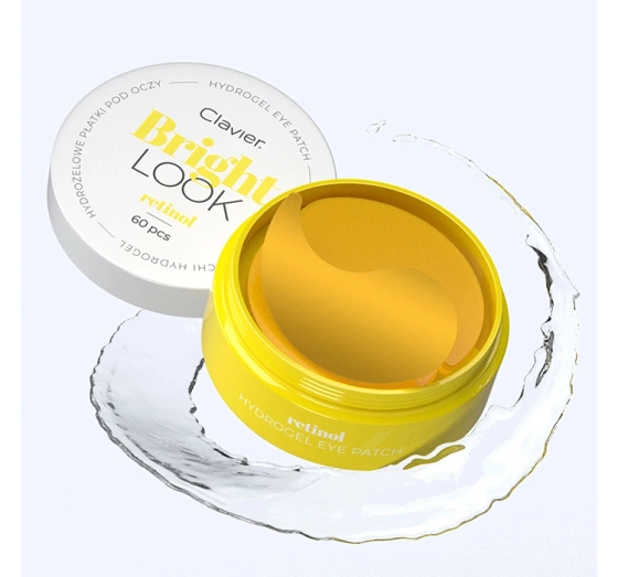 Clavier Bright Look hydrożelowe płatki pod oczy Retinol 60 sztuk