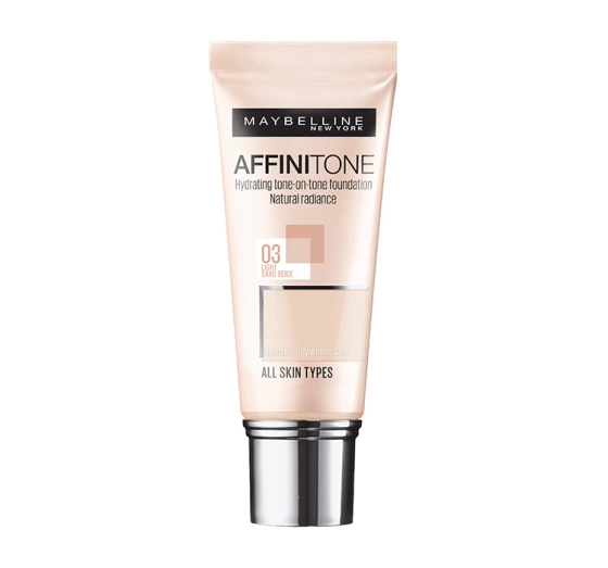 Maybelline Affinitone podkład do twarzy 03 Light Sand Beige 30 ml