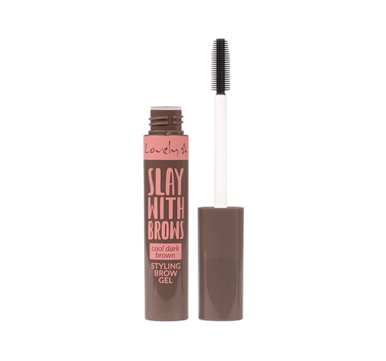 Lovely Slay With Brows utrwalający i koloryzujący żel do brwi 02 Cool Dark Brown