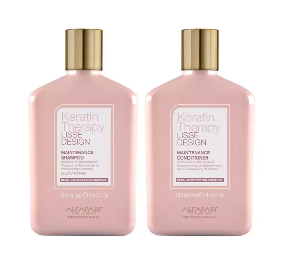 ALFAPARF MILANO KERATIN THERAPY LISSE SZAMPON ODŻYWKA