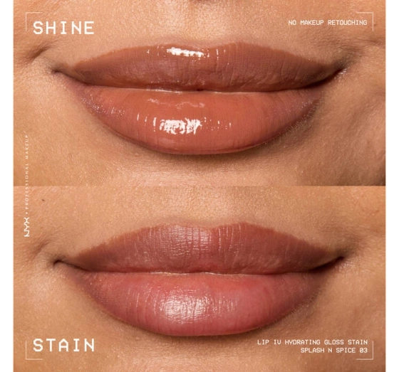 NYX Professional Makeup Lip IV Hydrating Gloss Serum błyszczyk do ust 03 Splash'n Spice 5 ml