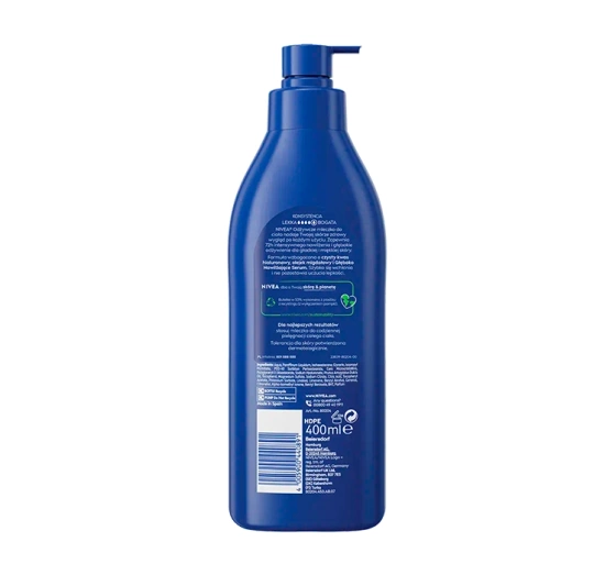 NIVEA Odżywcze mleczko do ciała z pompką do skóry bardzo suchej 400 ml
