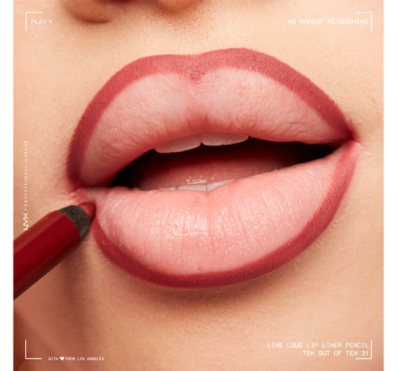 NYX Professional Makeup Line Loud Lip Pencil konturówka do ust 31 Ten Out Of Ten 1,2 g