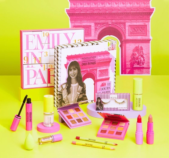 Makeup Revolution x Emily in Paris 12 Jours de Paris kalendarz adwentowy