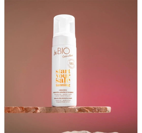 Bebio Start Your Safe Tanning naturalna aksamitna pianka brązująca 150 ml