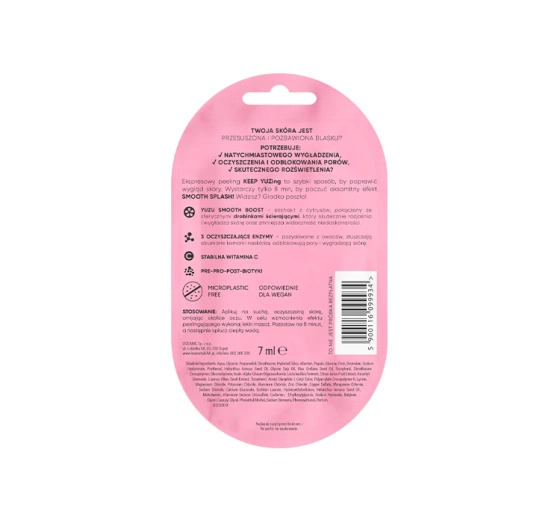 AA Keep Yuzing ekspresowy peeling enzymatyczny do skóry przesuszonej i pozbawionej blasku 7 ml