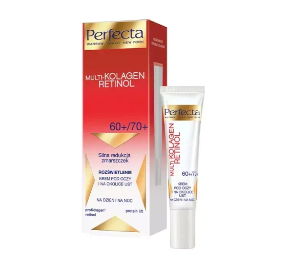 Perfecta Multi-Kolagen Retinol krem pod oczy i na okolice ust 60 /70 15ml