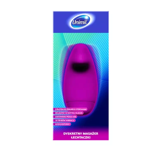 Unimil Clitoral Massager dyskretny masażer łechtaczki