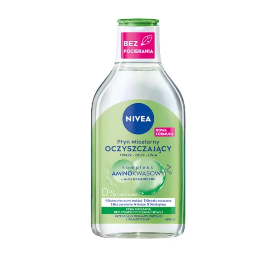 NIVEA oczyszczający płyn micelarny do twarzy 400 ml