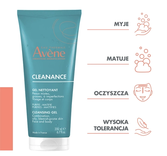 Avène Cleanance żel oczyszczający 200 ml