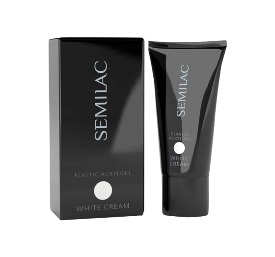 Semilac Elastic Acrylgel akrylożel White Cream 30 g