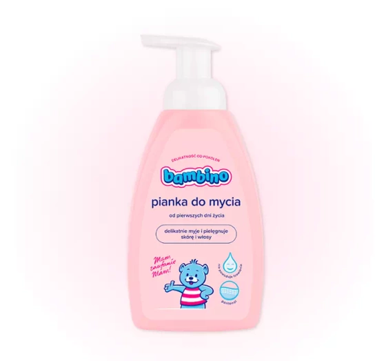 Bambino pianka do mycia 2w1 od pierwszych dni życia 500 ml