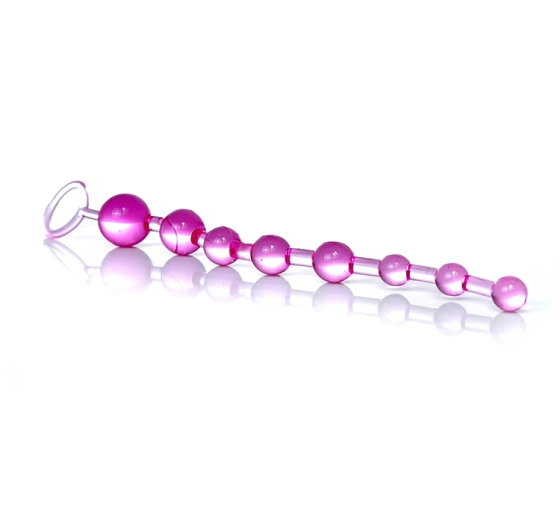 Boss Series Jelly Anal Beads kulki analne Pink