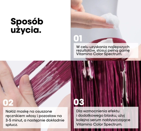 L'Oréal Professionnel Serie Expert Vitamino Color Spectrum chroniąca kolor maska do włosów farbowanych 250 ml