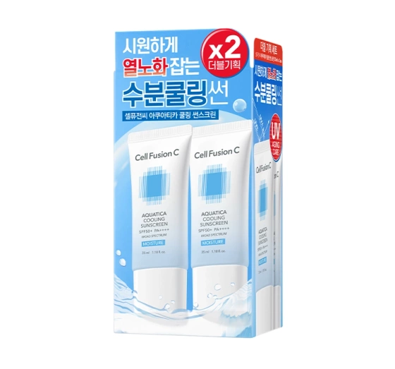 Cell Fusion C Aquatica SPF50 PA krem przeciwsłoneczny 2 x 35 ml