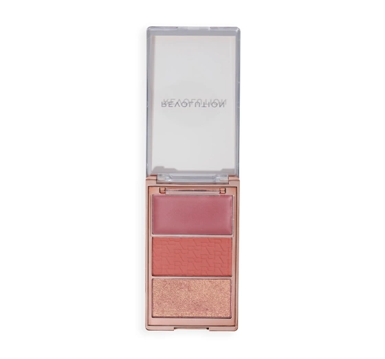 Makeup Revolution Icon Blush paleta różów Aura Points Rose 9,8g