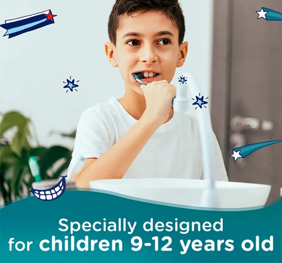 Aquafresh Advance szczoteczka do zębów dla dzieci w wieku 9-12 lat Soft