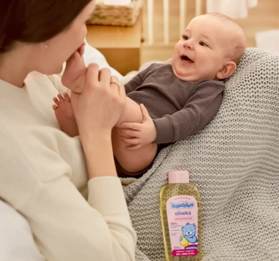 Bambino oliwka dla dzieci i niemowląt z witaminami E F 300 ml
