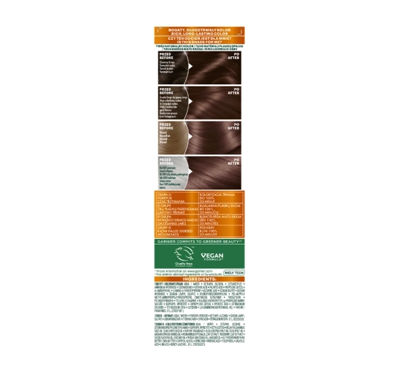 Garnier Color Naturals trwała farba do włosów 5.12 Zimny Brąz