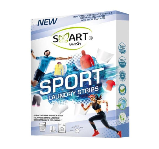 Smart Wash listki do prania odzieży sportowej 32 sztuki