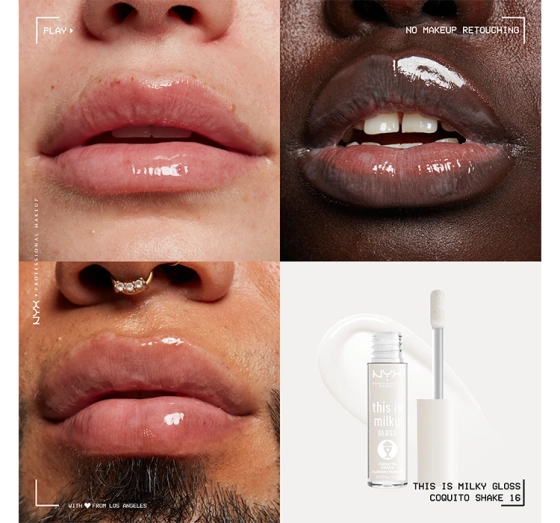 NYX Professional Makeup This Is Milky błyszczyk do ust 16 Coquito Shake 4 ml