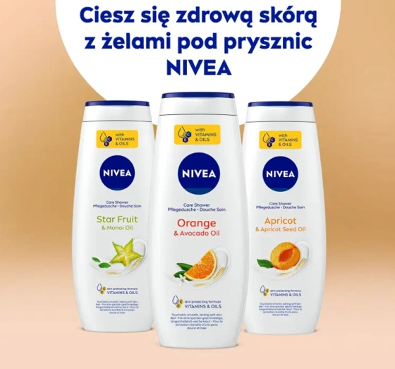 NIVEA Orange&Avocado Oil pielęgnujący żel pod prysznic 500 ml