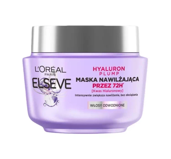 L'Oréal Paris Elseve Hyaluron Plump maska do włosów odwodnionych 300 ml