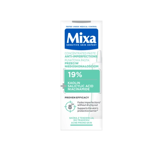 Mixa punktowa pasta przeciw niedoskonałościom skóra z tendencją do trądziku 15 ml