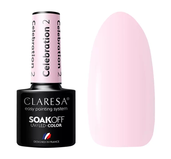 Claresa hybrydowy lakier do paznokci Celebration 2 5 g