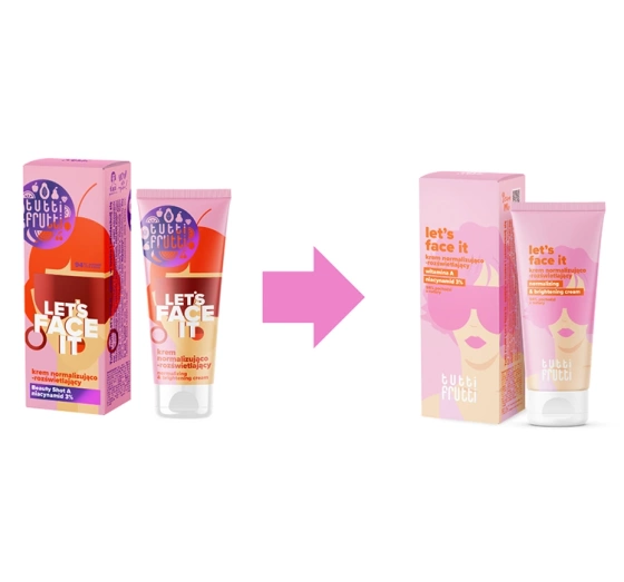 Farmona Tutti Frutti Let's Face It normalizująco-rozświetlający krem do twarzy 50 ml