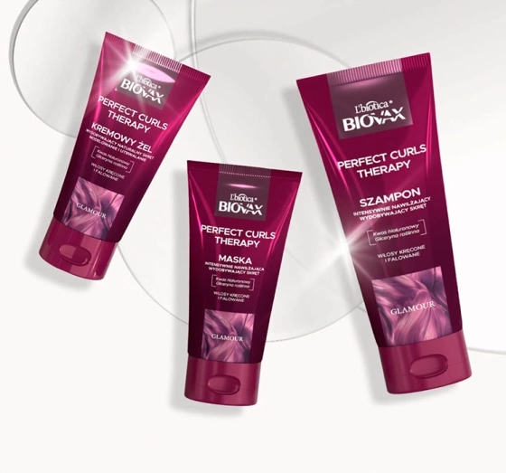Biovax Glamour Perfect Curls Therapy kremowy żel do stylizacji fal i loków 150 ml