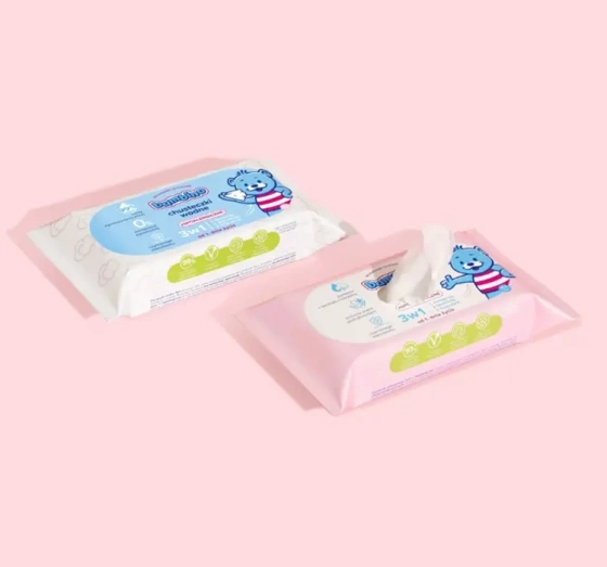 Bambino hipoalergiczne chusteczki emolientowe 3w1 57 szt