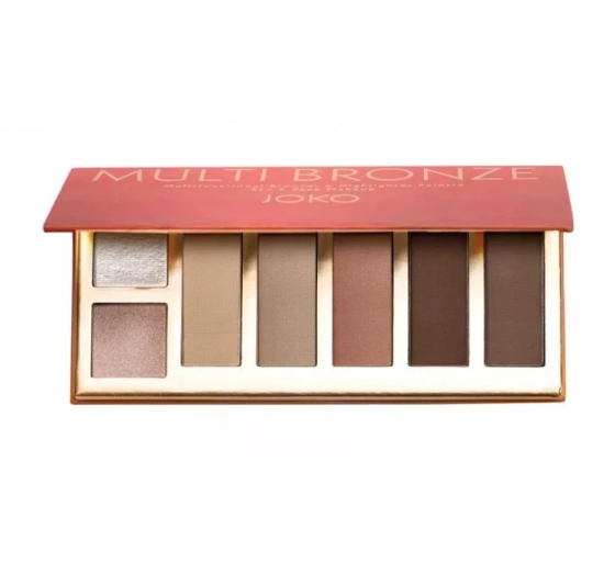 Joko Multi Bronze wielofunkcyjna paleta bronzerów i rozświetlaczy do oczu i twarzy 14 g