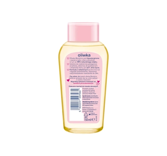 Bambino oliwka dla dzieci i niemowląt od pierwszych dni życia 150 ml